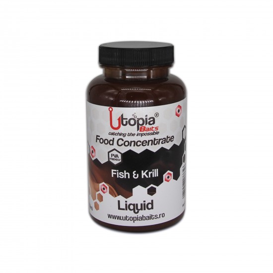 Aditiv Lichid Utopia Baits - Liquid Food Concentrate Fish & Krill 250ml